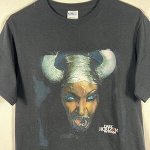 🔥🔥 DARK HORIZON‎ Point of No Return Horror Movie Promo Tee - Halloween - EUC